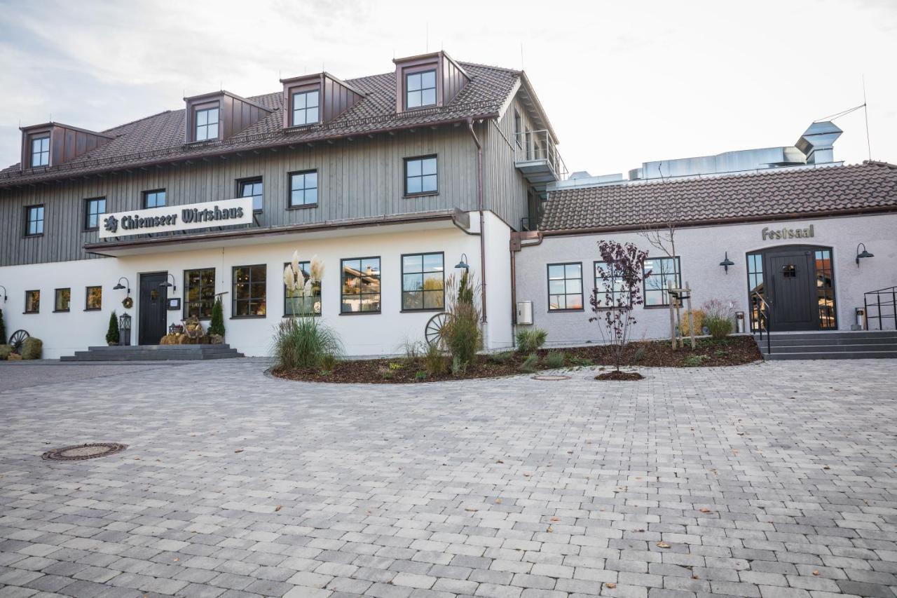 Chiemseer Wirtshaus Chieming Exterior foto